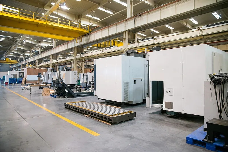 立式加工中心安装环境图片