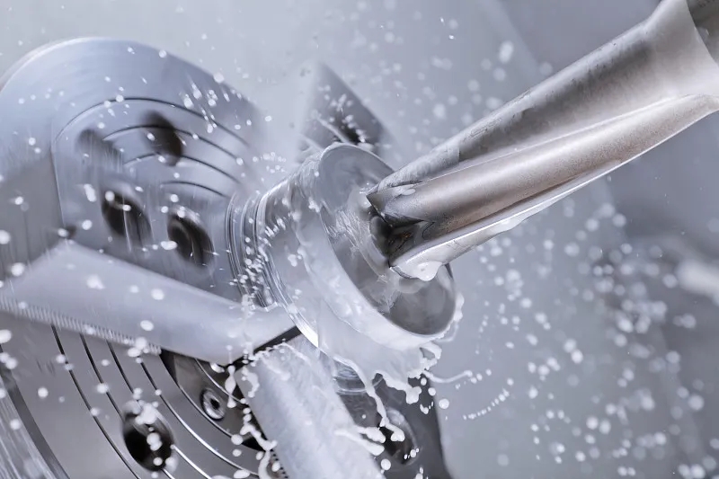 立式加工中心切削图片